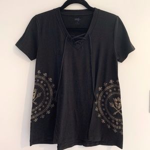 Pirate Inspired Lace-up Shirt